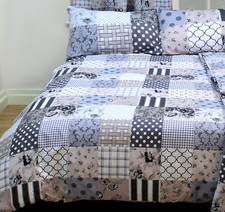 PATCHWORK GREY BLACK WHITE