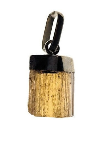 Imperial topaz pendant crystal - pendant,