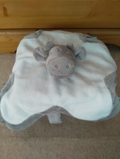 Noukies Grey Cow Comforter. White Comfort Blanket ⭐