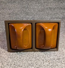 Vintage Kitchen Storage Organiser With 2 Plastic Pull Out Jug/Drawers