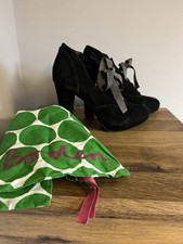 Boden Black Suede Shoe Boot
