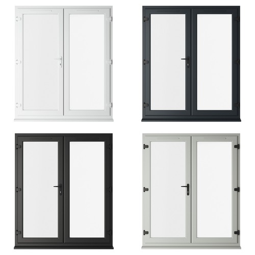 Pvc french patio - door, garden