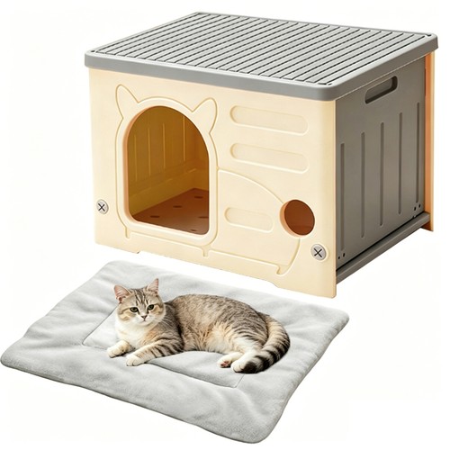 Pet cat house - house, all-weather