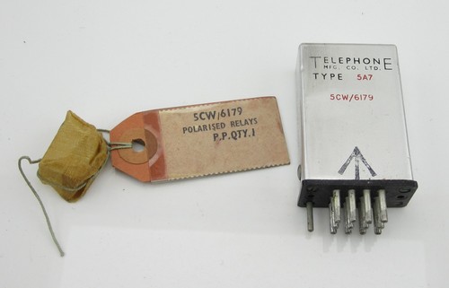 Polarised relay type 5a7 - polarised,