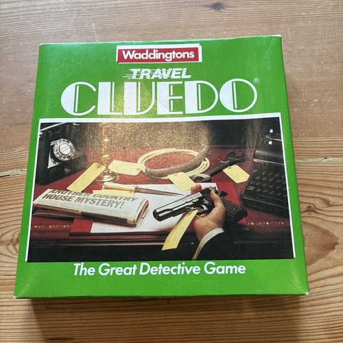 Vintage travel cluedo board - vintage,