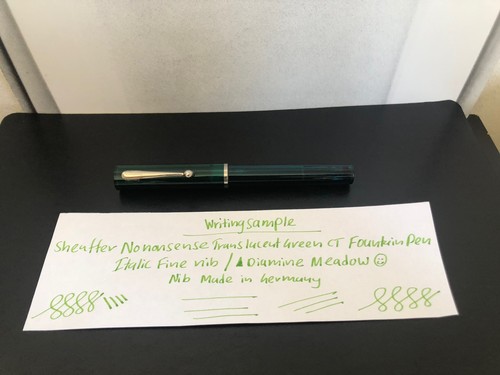 Sheaffer nonsense green - no,
