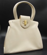 Ungaro Paris Cream Leather