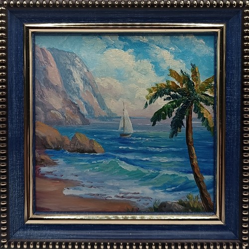 Original tropical seascape - original,