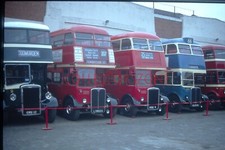 35mm slide  1989 AEC Buses On