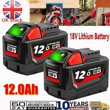 2X Battery For Milwaukee 18V