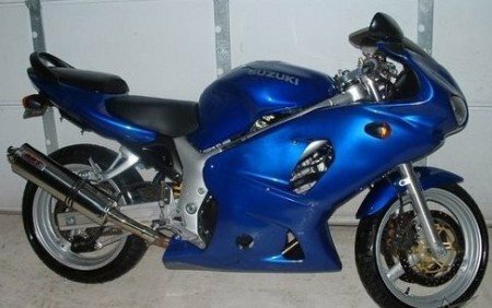 Suzuki 650 front - sv,