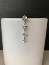 14K White Gold Plated 2.80Ct