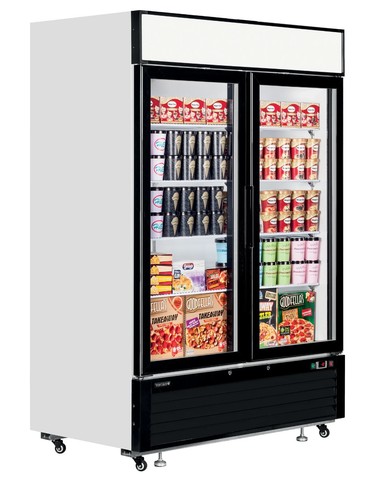 New glass door shop freezer - 2,