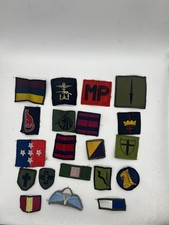 Various Military Cloth Badges