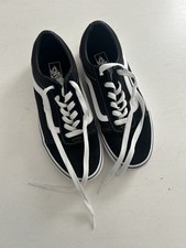 VANS Off The Wall Old School Black and White Unisex Shoes Pumps UK 3 EUR 35