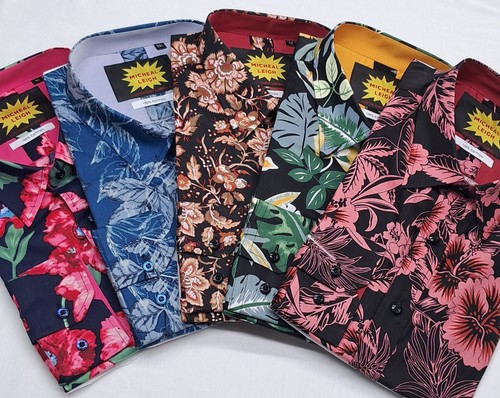 Big size floral pattern shirts - big,