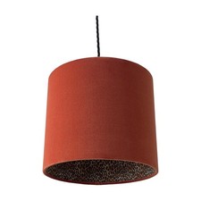 Lampshade Burnt Orange Velvet