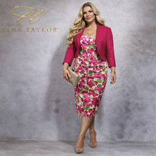 Tina Taylor Womens White Pink