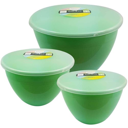 Plastic pudding basins - pudding,