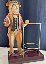 Wine Holder Dog QC2 12 Inch rare QC2  VGC