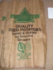 1.LARGE DECORATED HESSIAN POTATO SACK