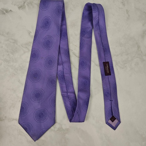 Lewin silk tie purple - tie,