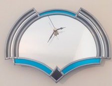Art Deco Mirror Wall Clock  10