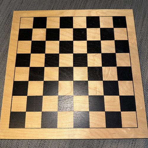 Wooden one piece chess board - one,