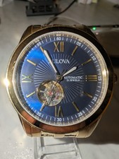 Bulova Mens Gold Tone