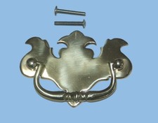 Polished Brass 3.3/4" Drawer Pull Eagle Drop Handle (2),Old Stock Clearance.