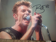 "DAVID BOWIE" LARGE 12"X8"