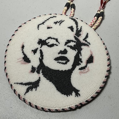 Marilyn monroe beaded wall - monroe,