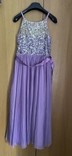 Monsoon Purple Sequinned Dress