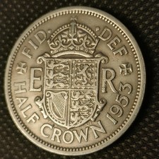 1953 Queen Elizabeth II Half