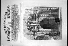 Original Old Antique Print