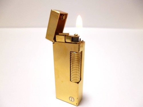 Dunhill rolla gas lighter gold - rolla,