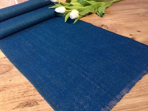 Indigo blue rustic - rustic, jute