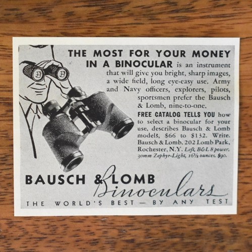 1940 bausch lomb binoculars - 1940,