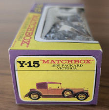 Matchbox 1930 Packard Victoria, A Lesney Product Y15, Models Of Yesteryear