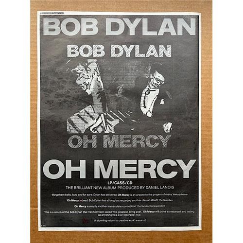 Bob dylan mercy poster - dylan,