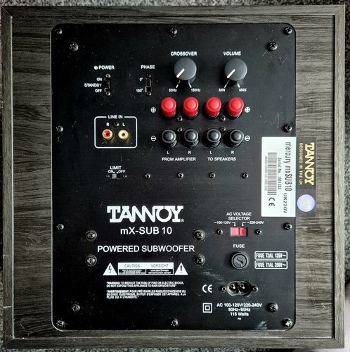 Tannoy mercury sub 10 - mx-sub,