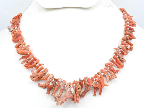 Natural red italian coral - natural,