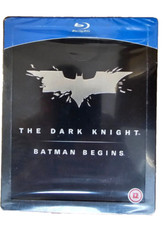 The Dark Knight & Batman Begins, 4 Disc Blu-ray Steel Book Boxset