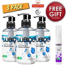 LUBE SEX LUBRICANT LUBIDO WATER BASED VAGINAL ANAL INTIMATE SUPER SLIK 3 x 250ml