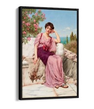 JOHN WILLIAM GODWARD, SWEET DREAMS -FLOAT EFFECT CANVAS WALL ART PRINT