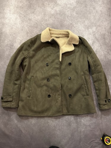 Zara man faux suede - zara, shearling