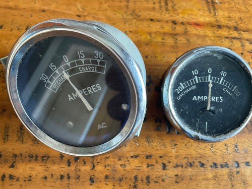 Vintage meters guages amperes - vintage,