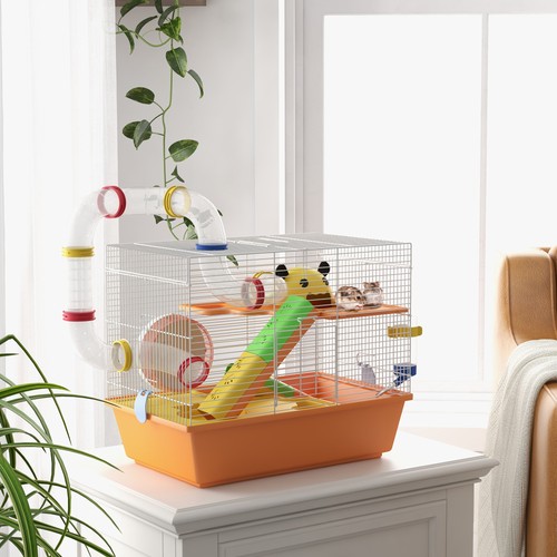 Pawhut hamster cage tiers - hamster, 3