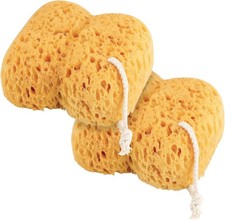 2Pcs Bath Sponge, Natural Sea