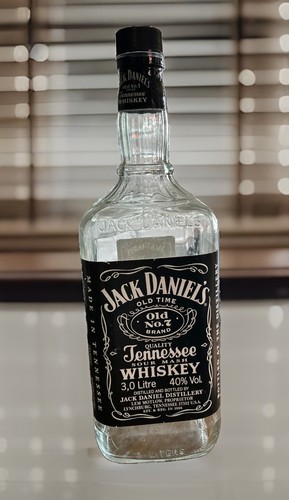 Empty litre jack daniel - 3-litre, daniel’s